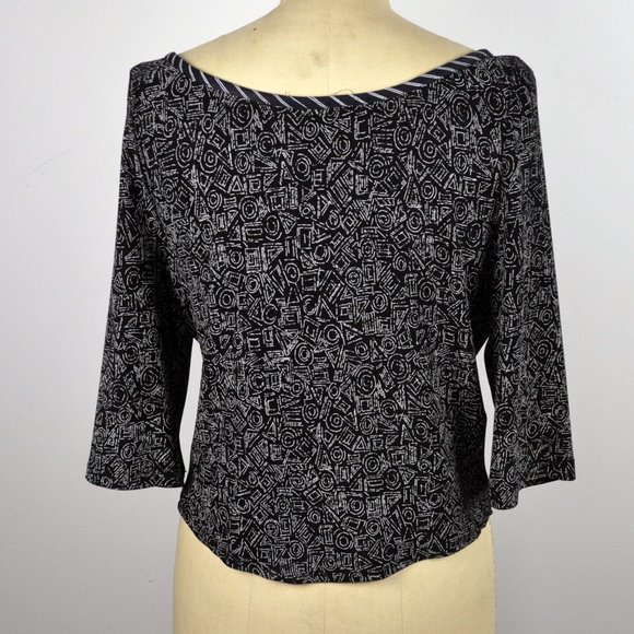 Vintage Koos Van Den Akker Stretch Tiewaist Top - Picture 6 of 7